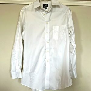 Jos A Bank White Dress Shirt
